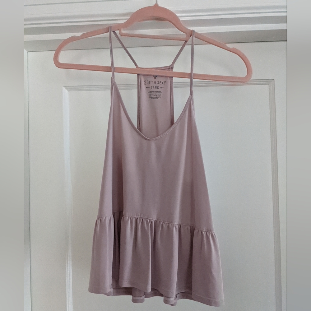 American eagle flowy tank top